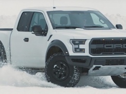 Кен Блок устроил игры в снегу на Ford F-150 Raptor