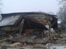 В Александрийском (Димитрово) взрыв разрушил дом