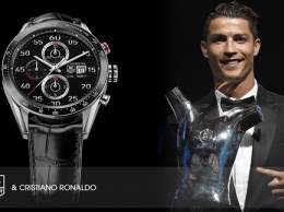 Роналду презентовал новые часы от TagHeuer