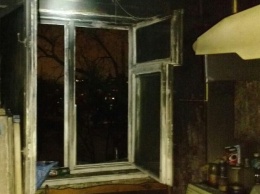 На Калнышевского загорелась квартира: есть пострадавшая