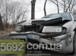 В Каменском в ДТП на проспекте Металлургов автомобиль врезался в дерево
