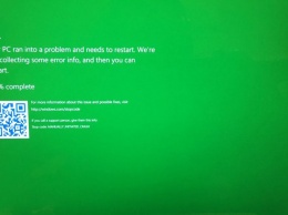 Пользователей Windows удивил «зеленый экран смерти»