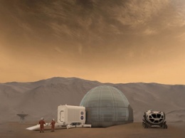На Марсе будут строить дома из льда: НАСА