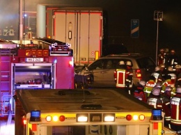 Одиннадцать машин столкнулись на автобане в Германии