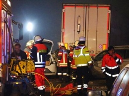 В немецкой Баварии в ДТП столкнулось 11 автомобилей, есть жертвы