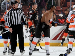 "Порно"-борьба: хоккеисты устроили знатный махач на матче НХЛ - опубликовано видео