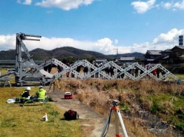 В Японии создали мост-оригами, который поможет при стихийных бедствиях