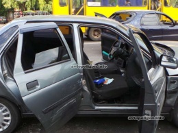 ДТП в Полтаве: пьяный на ВАЗе протаранил Daewoo Lanos и головой разбил стекло. ФОТО