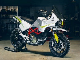 Кастом мотоцикл для ралли Дакар на базе Ducati Hypermotard