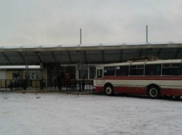 В Херсоне пригородные автобусы не курсируют по причине непогоды