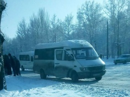 В Мелитополе микроавтобус в центре города сбил пешехода