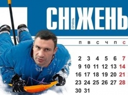 Снижень и ересень: Кличко и Савченко высмеяли в новом календаре
