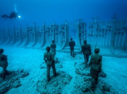 В сети появились устрашающе красивые фото подводного музея