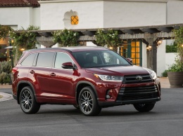 2017 Highlander стал десятой моделью Toyota с высшим рейтингом безопасности