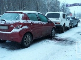 На Днепропетровщине столкнулись три легковушки