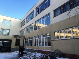 В Одессе продолжается капитальный ремонт школы №125 на Слободке
