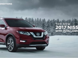 Новый кроссовер Nissan Rogue "сразился" со снеговиками