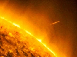Астрономы изучили взрыв кометы в солнечной атмосфере