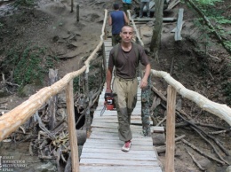 У водопада Джур-Джур заменили мост и починили ограждение (ФОТО)