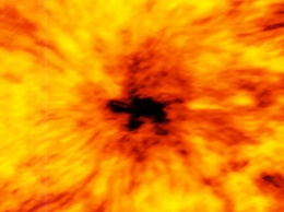 Телескоп ALMA заглянул внутрь пятен на Солнце