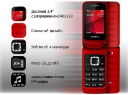 TeXet ТМ-304 - простой телефон-звонилка в раскладном форм-факторе