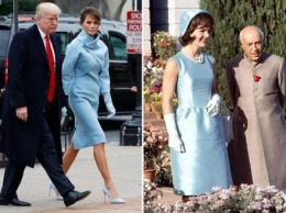 Стало известно имя дизайнера платья, которое Мелания Трамп надела на инаугурацию