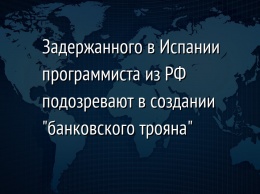 Задержанного в Испании программиста из РФ подозревают в создании "банковского трояна"