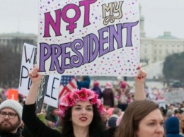 На марш женщин в Вашингтоне пришло едва ли не больше людей, чем на инаугурацию