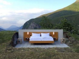 Гостиничный номер без стен в Альпах оказался сверхпопулярен у туристов