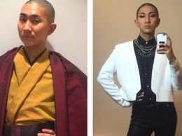 Буддийский монах переквалифицировался в визажисты (ФОТО)