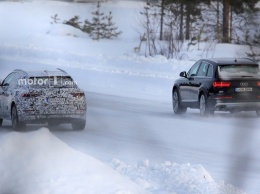 Прототип Audi Q8 замечен во время зимних тестов