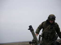 Украинские бойцы показали прыгающий миномет (видео)