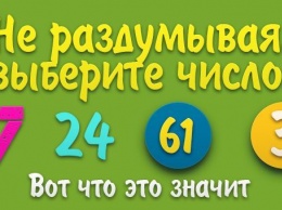 Выберите число без долгих раздумий и узнайте, какая черта личности в вас доминирует