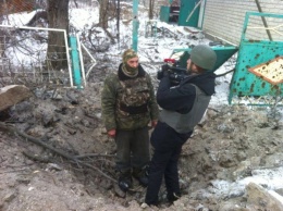 Пригород Донецка выглядит не намного лучше Алеппо