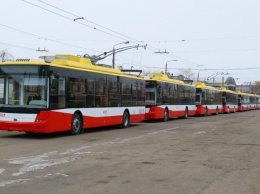 На одесские маршруты выходят еще пять новых троллейбусов