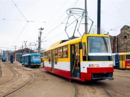 Одесса: на маршрут выходит очередной низкопольный трамвай