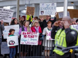В США масштабные протесты против указа о беженцах