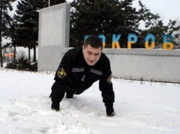Начальник Покровского отдела полиции присоединился к флешмобу 22 Pushup Challenge