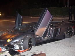 В ДТП разбили Lamborghini двух знаменитостей