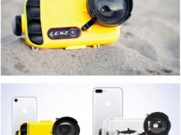 Компания Apple разработала бокс LenzO для iPhone 7 для съемок под водой