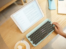 Lofree - мобильная клавиатура имитирующая печатную машинку