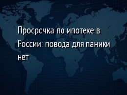 Просрочка по ипотеке в России: повода для паники нет