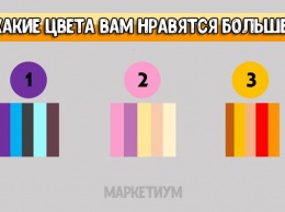 Выберите цветовую гамму, которая вам нравится больше, и мы расскажем о вашем эмоциональном состоянии