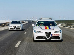 Полицейские получили быстрый автомобиль Alfa Romeo Giulia