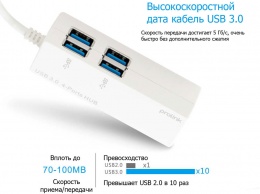 USB-C - не приговор: обзор хаба Prolink MP421 c USB Type-C на 4x USB 3.0