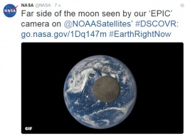 NASA опубликовало снимки обратной стороны Луны