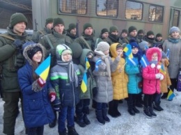 В Кременчуг из зоны АТО вернулись бойцы Национальной гвардии Украины