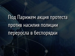 Под Парижем акция протеста против насилия полиции переросла в беспорядки