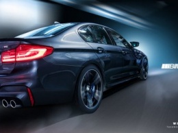 В сети показали новый "заряженный" седан BMW M5 