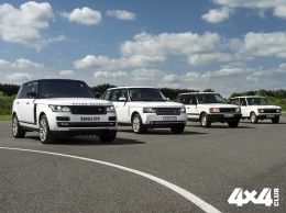 48 лет Range Rover: четыре поколения безупречного дизайна и инженерных инноваций